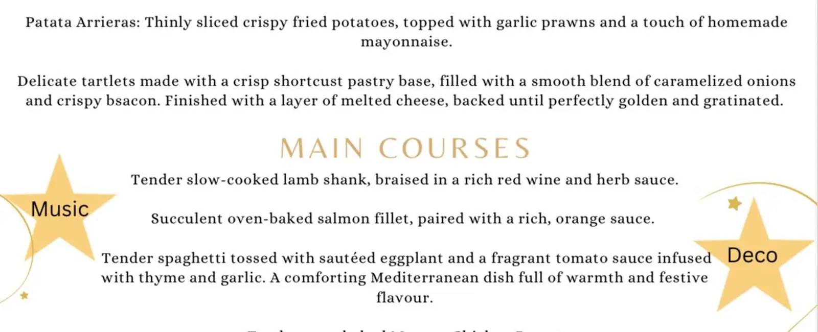Christmas Festivities at Café 54