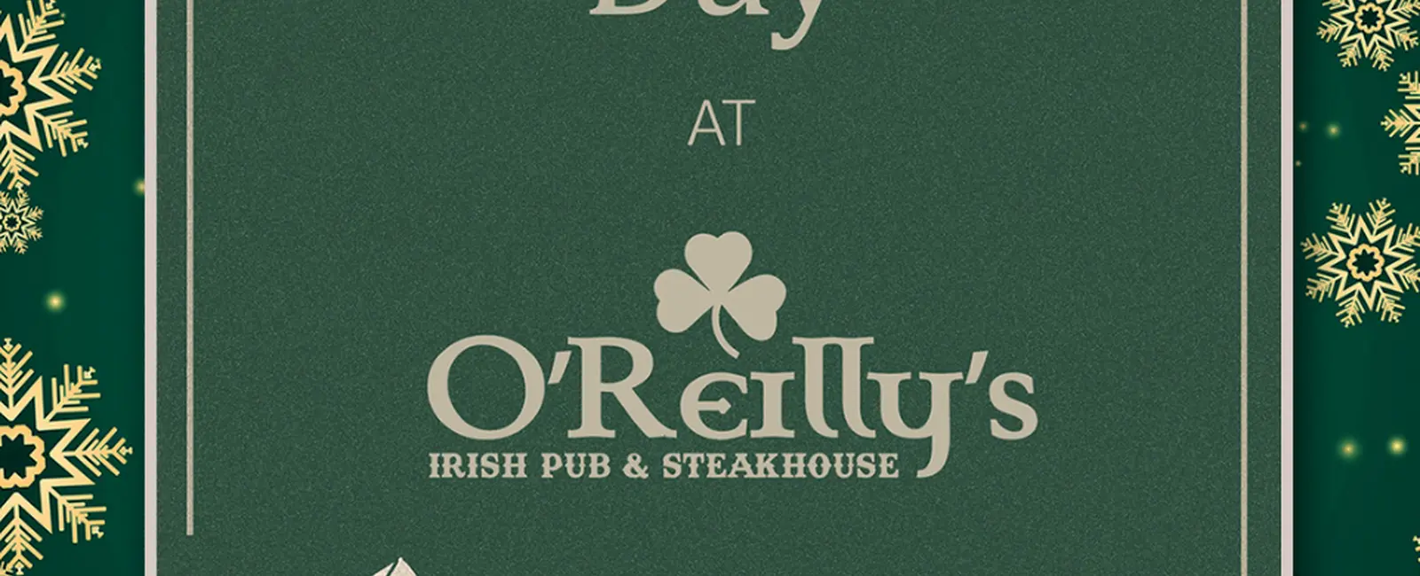 Boxing Day Dining at O’Reilly’s