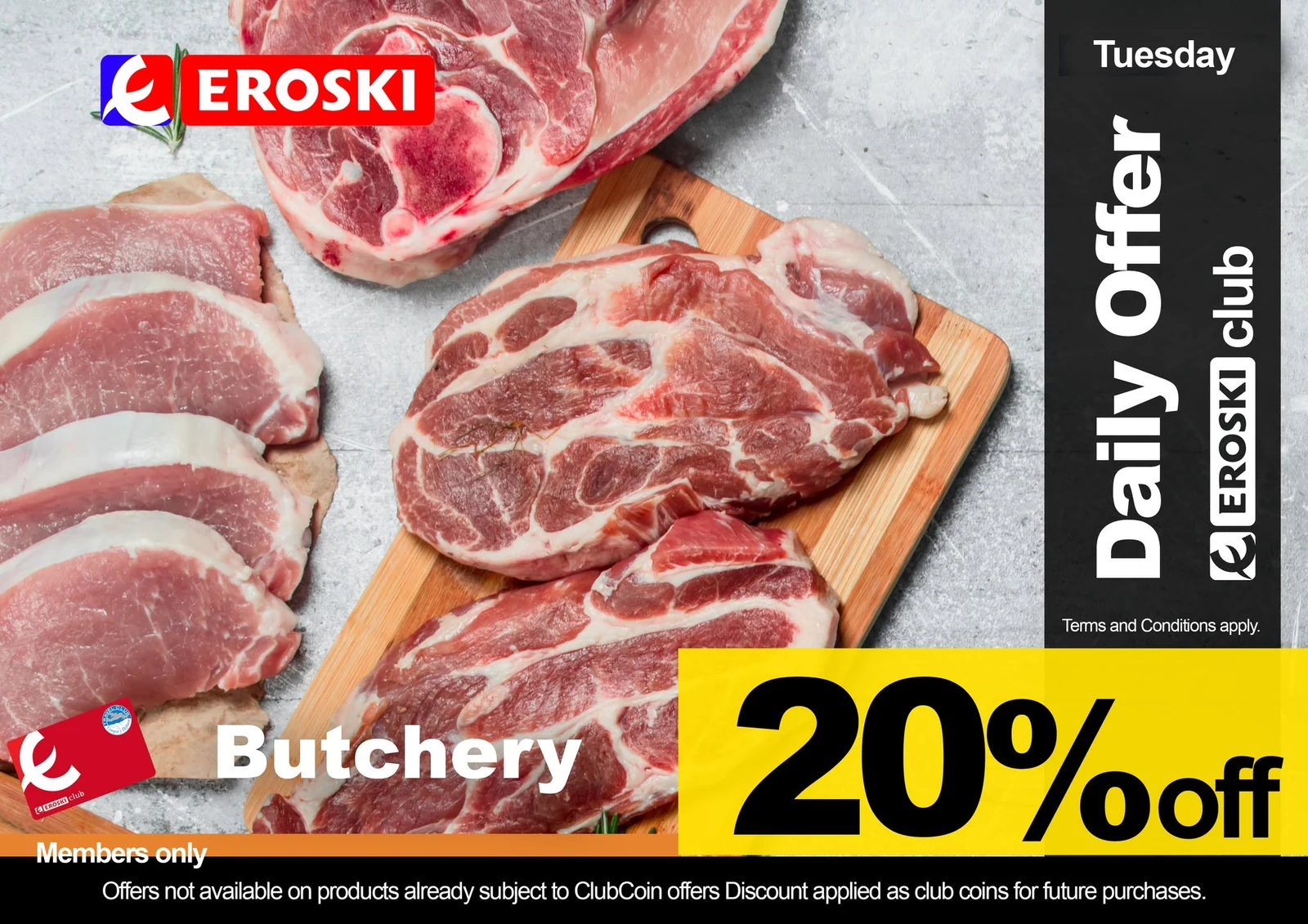 Tuesday Butchery Rewards: 20% in Club Coins