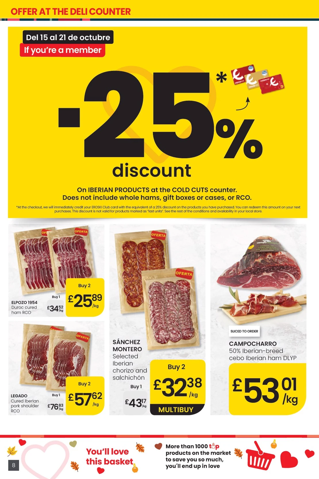 Iberian Deli Club Credit and Multibuy Offers