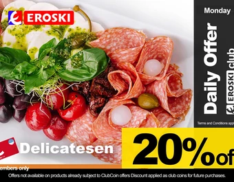 Monday Deli Rewards: 20% in Club Coins
