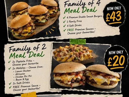 Poptata Chicken Family Meal Deals from £20