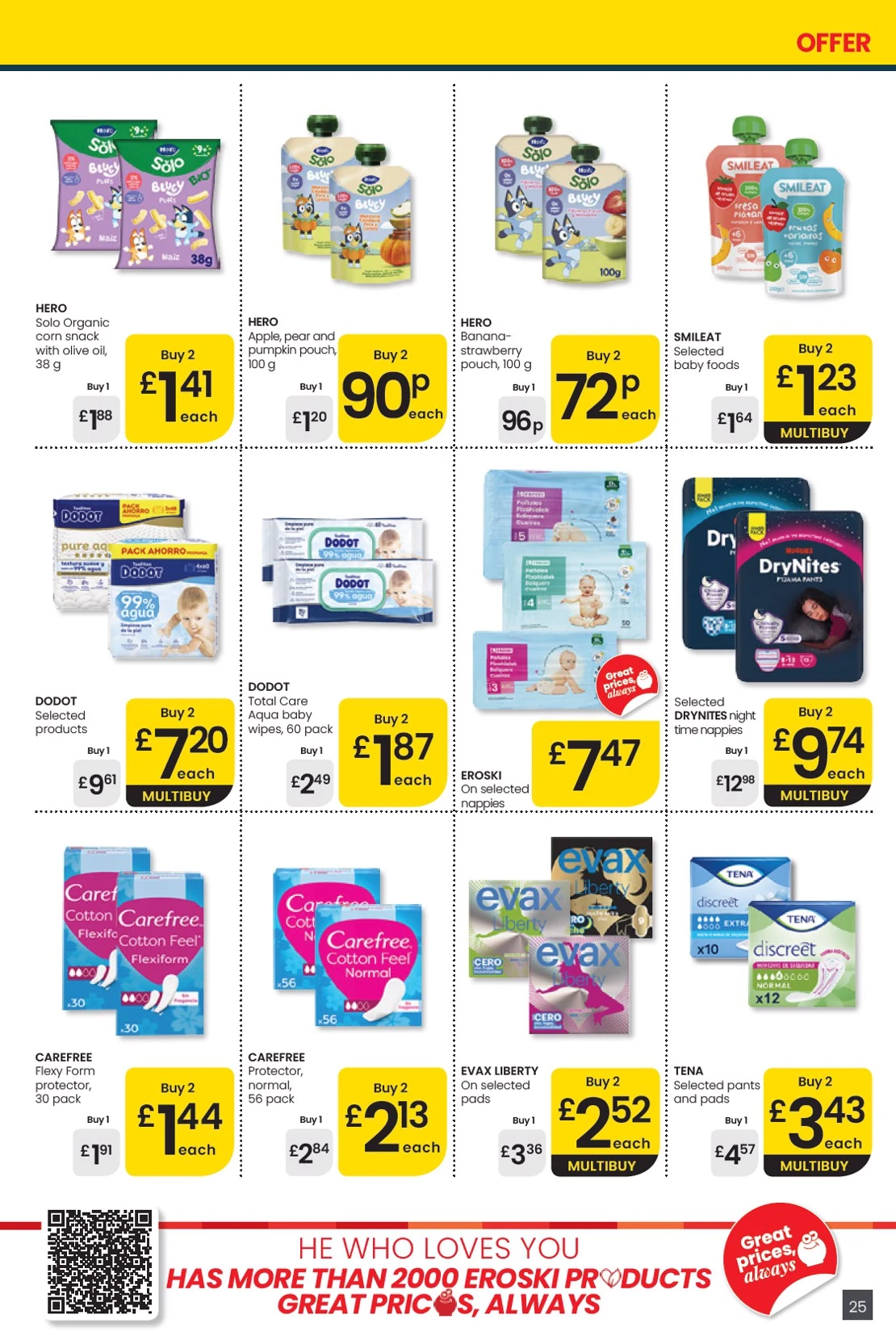 Selected Baby Hygiene Hair and Personal Care Multibuys