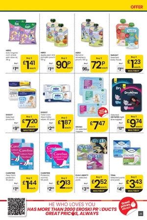Selected Baby Hygiene Hair and Personal Care Multibuys