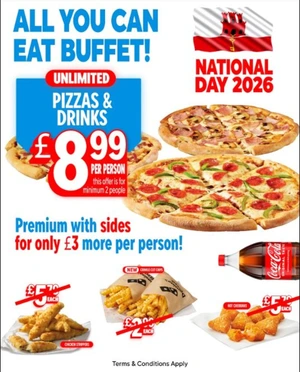Domino's National Day All You Can Eat Buffet