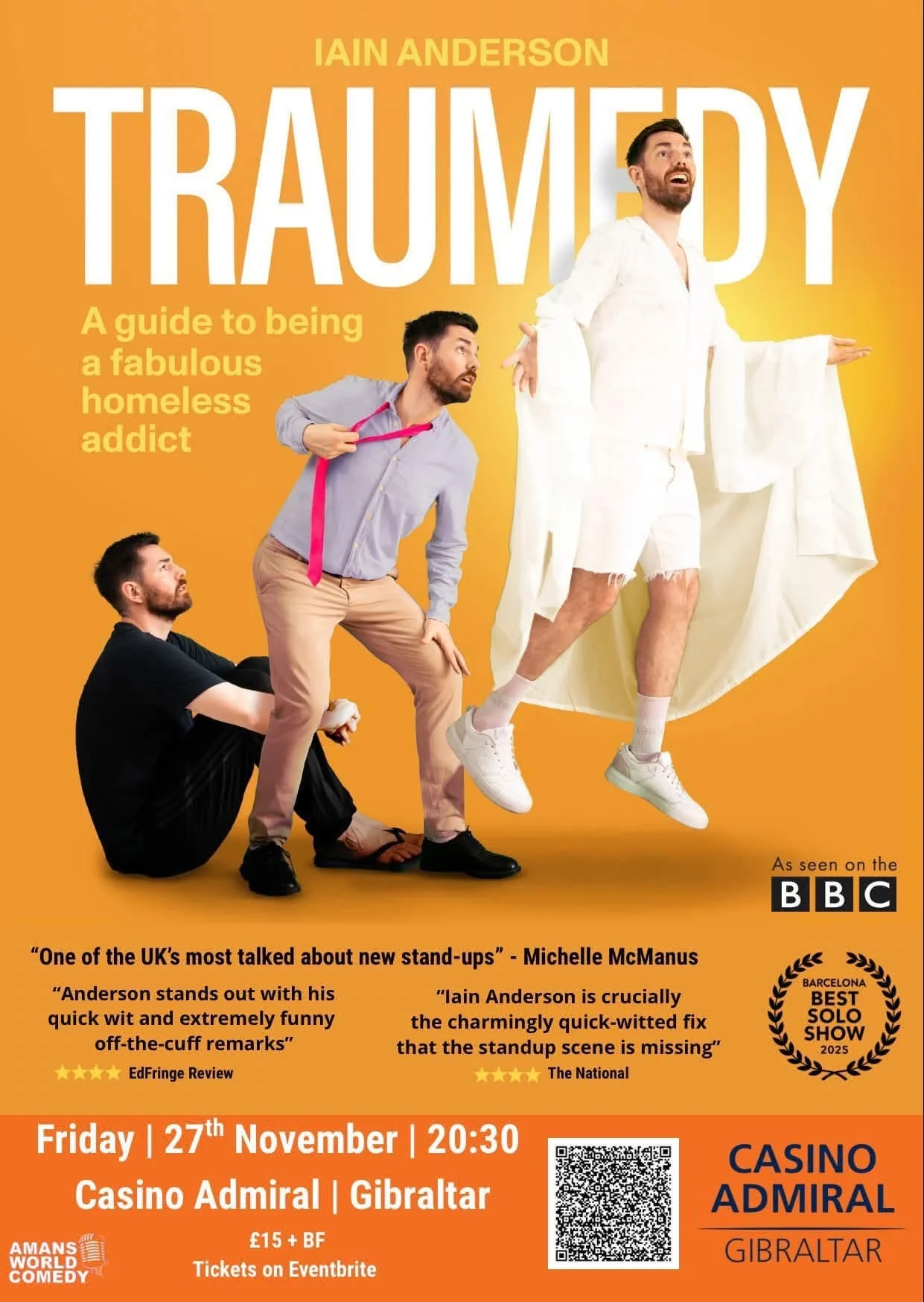 Traumedy Early-Bird Tickets for £12