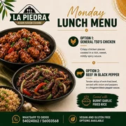 La Piedra Monday Lunch Menu