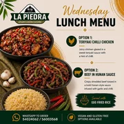 La Piedra Wednesday Lunch Menu