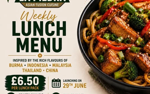 La Piedra Weekly Lunch Menu