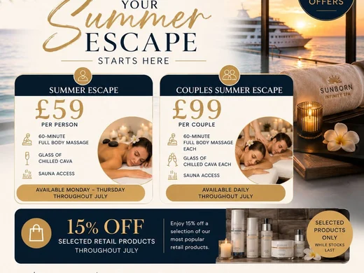 Sunborn July Spa Escape