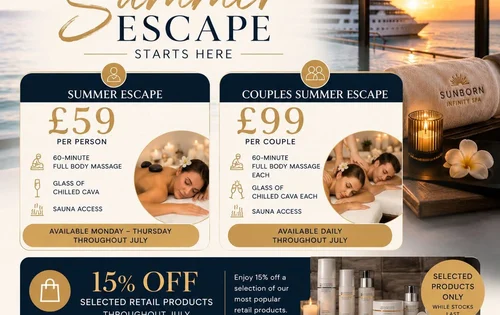 Sunborn July Spa Escape