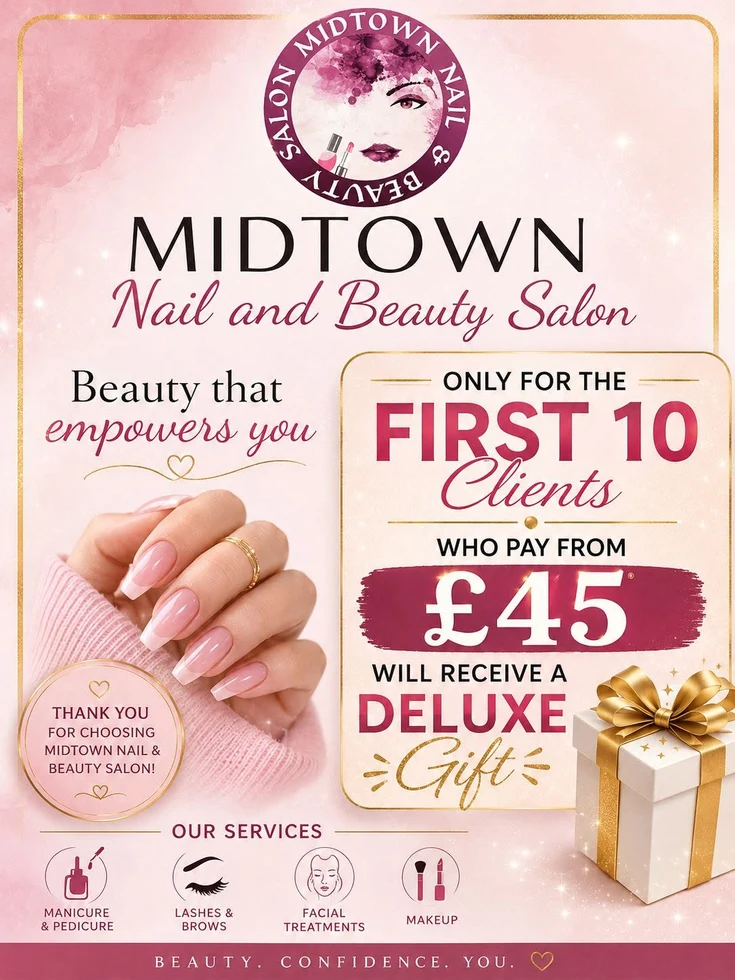 Midtown Nails First 10 Offer