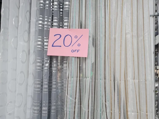 20% Off Ring Top Voiles