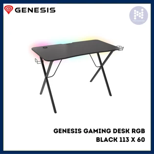 Genesis RGB Gaming Desk 113 x 60cm