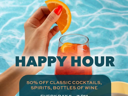 Sunborn Aqua Happy Hour 50% Off Drinks