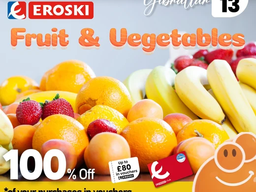 Eroski Fruit & Veg Voucher Offer up to £80