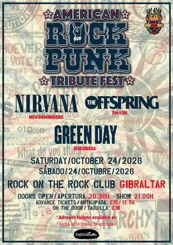 Advance Tickets for American Rock Punk Tribute Fest