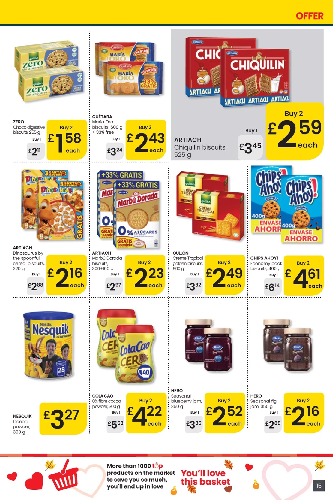 Selected Biscuits Chocolate and Snack Multibuys