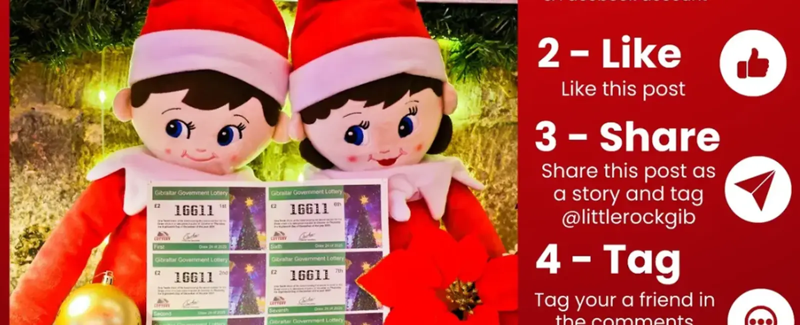 Win a Gibraltar Lottery Sheet