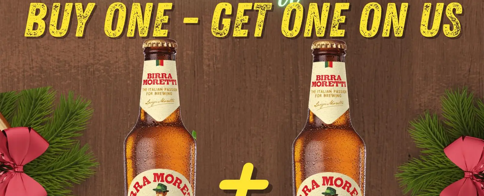 Buy One, Get One Free – Birra Moretti