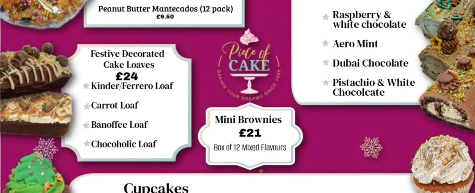 Delicious Mix at Piece of Cake!