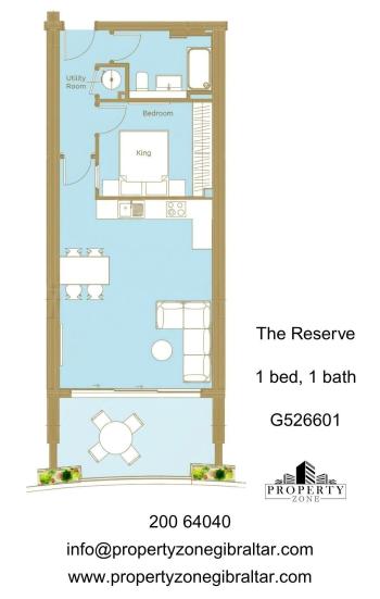 1 Bedroom Apartment for Sale, The Reserve, Gibraltar