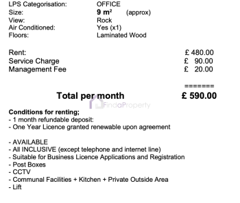 Apartment for Rent, Town Area, Gibraltar