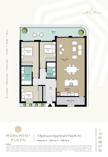 3 Bedroom Apartment for Sale, Monument Plaza, Gibraltar