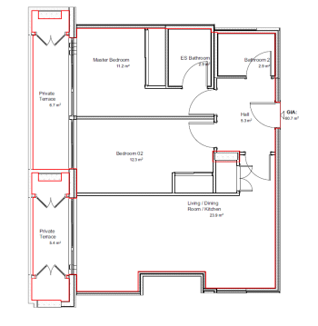 2 Bedroom Apartment for Sale, Victory Suites, Gibraltar