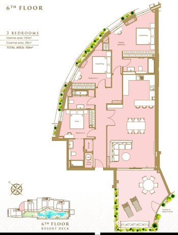 3 Bedroom Apartment for Sale, The Reserve, Gibraltar
