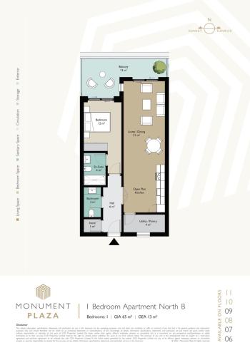 1 Bedroom Apartment for Sale, Monument Plaza, Gibraltar