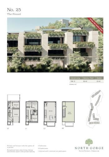 4 Bedroom Town House for Sale, North Gorge, Gibraltar