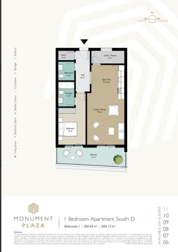 1 Bedroom Apartment for Sale, Monument Plaza, Gibraltar