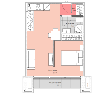 Studio  for Sale, Victory Suites, Gibraltar