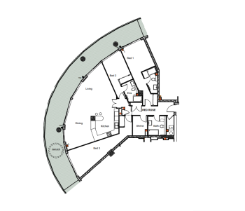3 Bedroom Apartment for Sale, Ocean Spa Plaza, Gibraltar