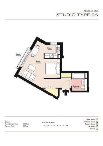 Studio  for Sale, Kings Wharf Quay 29, Gibraltar