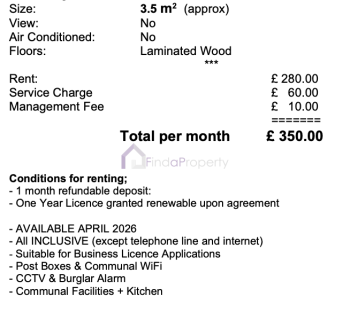 Apartment for Rent, Town Area, Gibraltar