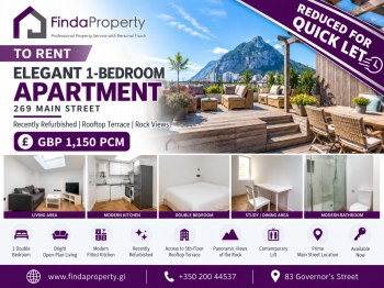 1 Bed Apartment for Rental