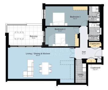 2 Bedroom Apartment for Sale, Midtown, Gibraltar