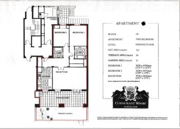 2 Bedroom Apartment for Sale, Cormorant Wharf, Gibraltar