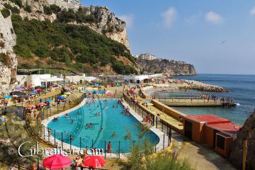 Camp Bay pool in Gibraltar
