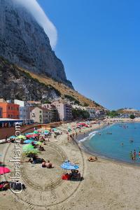 Catalan Bay Beach in Gibraltar