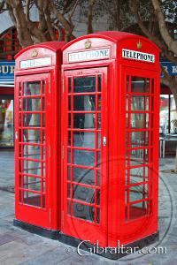 Telephone booths at Grand Casemates Square