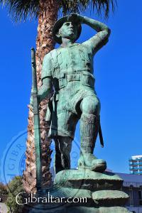 Monumento al soldado de la Fuerza de Defensa de Gibraltar