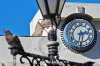 Reloj principal de la Plaza Grand Casemates en Gibraltar