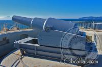 12.5 inch RML Gun at Harding's Battery Europa Point