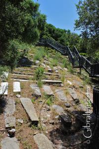 El Cementerio de Jew's Gate y la pasarela elevada 