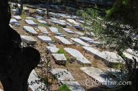 Sepulcros en el Cementerio de Jew's Gate o Puerta de los Judíos