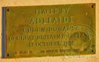 Placed by Adelaide Queen Dowager in 1838