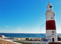 Día de viento en el Faro de Gibraltar